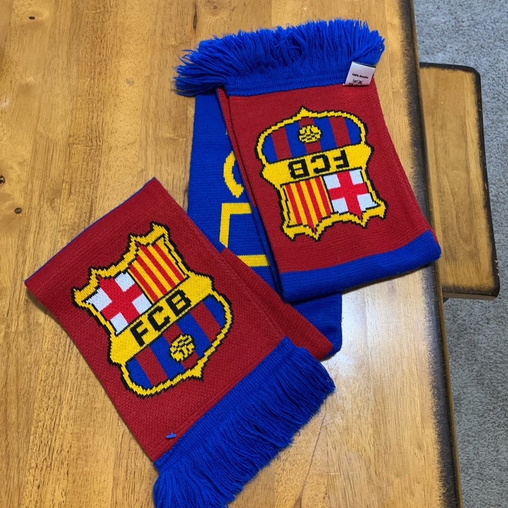 FCBarcelona Soccer Knit Scarf